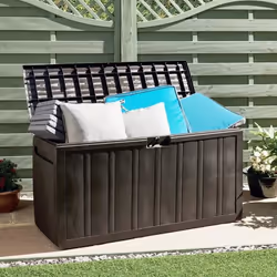 vidaXL Boîte à coussins Marron 117x45,5x57,5 cm 270 L - TU
