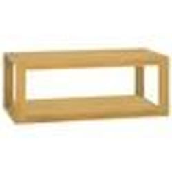 vidaXL Armoire murale de salle de bain 90x45x35 cm Bois de teck solide - TU
