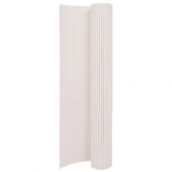 Vidaxl - Clôture de jardin double face 90x400 cm Blanc