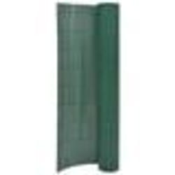 vidaXL Clôture de jardin double face 110x300 cm Vert - TU