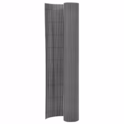 vidaXL Clôture de jardin double face 110x300 cm Gris - TU