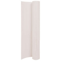 Vidaxl - Clôture de jardin double face 110x500 cm Blanc