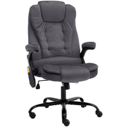 Chaise De Bureau De Massage Gris Foncé Velours Vidaxl