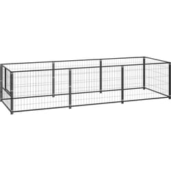 Chenil Noir 3 m² Acier