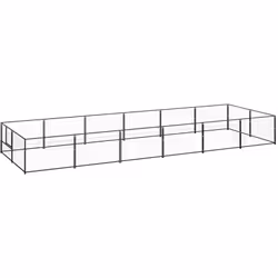 Ce chenil polyvalent est un excellent paradis de jeu en plein air pour vos chiens ! La grande cage pour chien offre un grand  ...