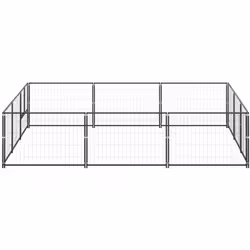Ce chenil polyvalent est un excellent paradis de jeu en plein air pour vos chiens ! La grande cage pour chien offre un grand  ...