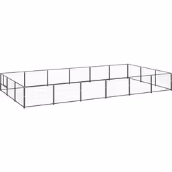 Ce chenil polyvalent est un excellent paradis de jeu en plein air pour vos chiens ! La grande cage pour chien offre un grand  ...