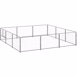 Ce chenil polyvalent est un excellent paradis de jeu en plein air pour vos chiens ! La grande cage pour chien offre un grand  ...