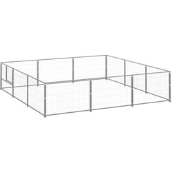 Chenil Argenté 9 m² Acier