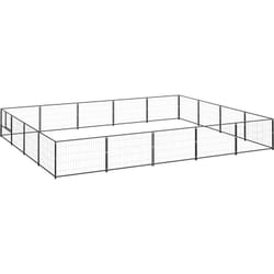 Chenil Noir 20 m² Acier