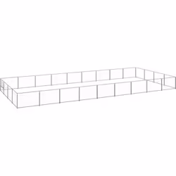 Ce chenil polyvalent est un excellent paradis de jeu en plein air pour vos chiens ! La grande cage pour chien offre un grand  ...