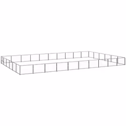 Ce chenil polyvalent est un excellent paradis de jeu en plein air pour vos chiens ! La grande cage pour chien offre un grand  ...