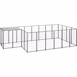 Ce chenil polyvalent est un excellent paradis de jeu en plein air pour vos chiens ! La grande cage pour chien offre un grand  ...