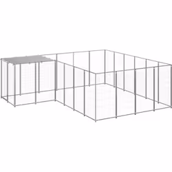 Ce chenil polyvalent est un excellent paradis de jeu en plein air pour vos chiens ! La grande cage pour chien offre un grand  ...