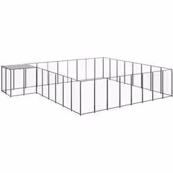 Ce chenil polyvalent est un excellent paradis de jeu en plein air pour vos chiens ! La grande cage pour chien offre un grand  ...