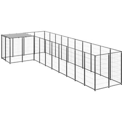 Chenil Noir 7,26 m² Acier