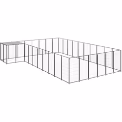 Ce chenil polyvalent est un excellent paradis de jeu en plein air pour vos chiens ! La grande cage pour chien offre un grand  ...