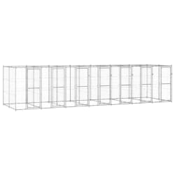 VidaXL Chenil extérieur 16,94 m²