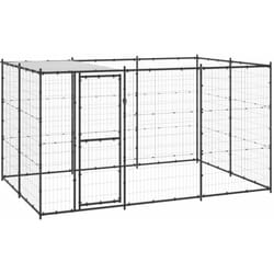 Vidaxl - Chenil extérieur Acier avec toit 7,26 m²