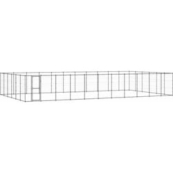 Vidaxl - Chenil extérieur Acier 79,86 m²