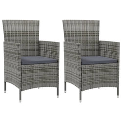 VidaXL 316682 chaise d'extérieur Terrace Siège rembourré Polyester, Polyuréthane, Acier Gris