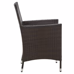 VidaXL 316687 chaise d'extérieur Terrace Siège rembourré Polyester, Polyuréthane, Acier Crème, Blanc - Vue supplémentaire 4
