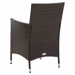 VidaXL 316687 chaise d'extérieur Terrace Siège rembourré Polyester, Polyuréthane, Acier Crème, Blanc - Vue supplémentaire 5