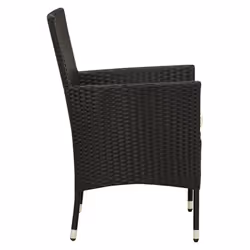 VidaXL 316688 chaise d'extérieur Terrace Siège rembourré Polyester, Polyuréthane, Acier Crème, Blanc - Vue supplémentaire 4