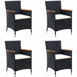 Ces chaises de jardin en résine tressée deviendront le point central de votre jardin ou patio ! Elles seront un excellent cho ...