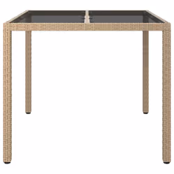 VidaXL 316703 table de jardin Noir, Beige