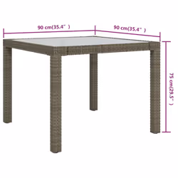 VidaXL 316707 table de jardin - Vue supplémentaire 5