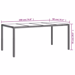 VidaXL 316711 table de jardin Marron - Vue supplémentaire 6