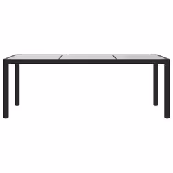 VidaXL 316712 table de jardin Noir