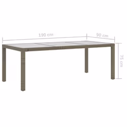 VidaXL 316714 table de jardin - Vue supplémentaire 5