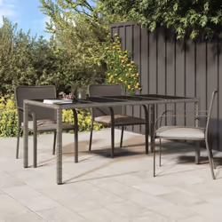 Alliant style et fonctionnalité, cette table de jardin en résine tressée sera sûrement la pièce de résistance de votre jardin ...
