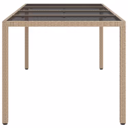 VidaXL 316717 table de jardin Noir, Beige - Vue supplémentaire 4