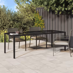 VidaXL 316726 table de jardin Noir