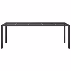 VidaXL 316726 table de jardin Noir