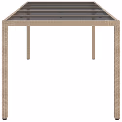VidaXL 316728 table de jardin Noir, Beige - Vue supplémentaire 4