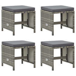VidaXL 316750 chaise d'extérieur Terrace Siège rembourré Polyester, Polyuréthane, Acier Gris