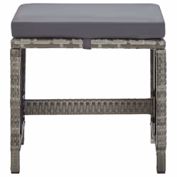 VidaXL 316750 chaise d'extérieur Terrace Siège rembourré Polyester, Polyuréthane, Acier Gris