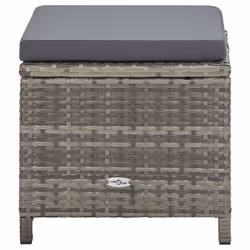 VidaXL 316750 chaise d'extérieur Terrace Siège rembourré Polyester, Polyuréthane, Acier Gris - Vue supplémentaire 4