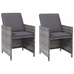 VidaXL 316753 chaise d'extérieur Terrace Siège rembourré Polyester, Polyuréthane, Acier Gris - Vue supplémentaire 3