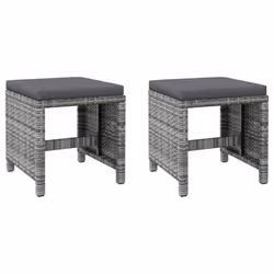 VidaXL 316753 chaise d'extérieur Terrace Siège rembourré Polyester, Polyuréthane, Acier Gris - Vue supplémentaire 7