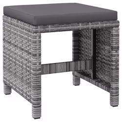 VidaXL 316753 chaise d'extérieur Terrace Siège rembourré Polyester, Polyuréthane, Acier Gris - Vue supplémentaire 8