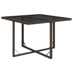 VidaXL 316788 table de jardin Noir, Marron