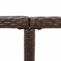 VidaXL 316788 table de jardin Noir, Marron - Vue supplémentaire 6