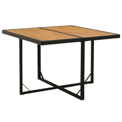 VidaXL 316790 table de jardin Noir