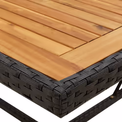 VidaXL 316790 table de jardin Noir - Vue supplémentaire 6