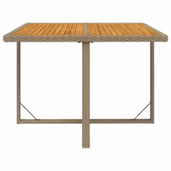 VidaXL 316791 table de jardin Noir, Beige - Vue supplémentaire 4
